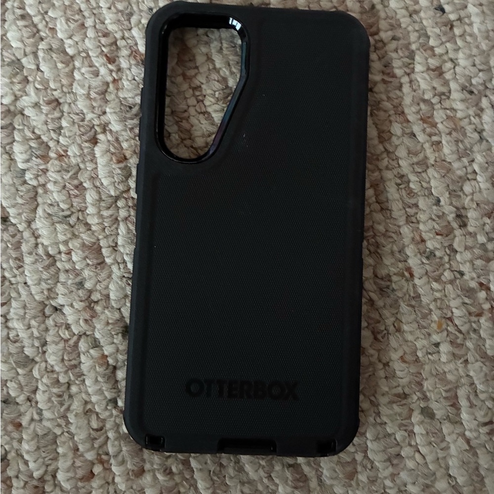 OtterBox Black Rugged Phone Case with Textured Grip
